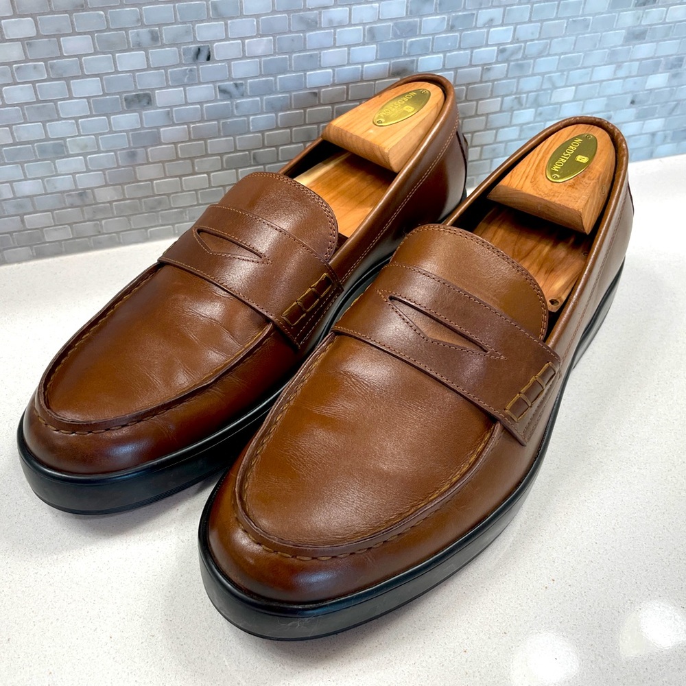 Allen Edmonds "DRIGGS" Men's Casual Slip-On Leather Penny Loafers 10 D